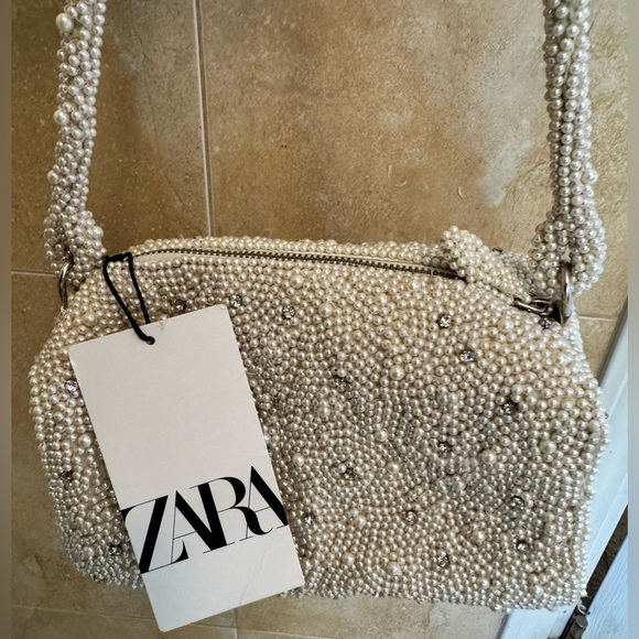 ZARA PEARL MINI DUFFEL BAG BRIDAL - Picture 11 of 16